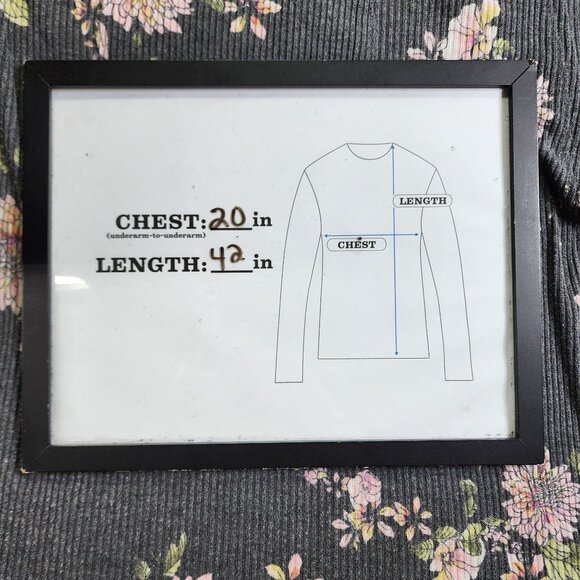 LuLaRoe Womens M Sarah Duster Cardigan Rose Floral V Neck Long Sweater Pockets - Picture 6 of 10